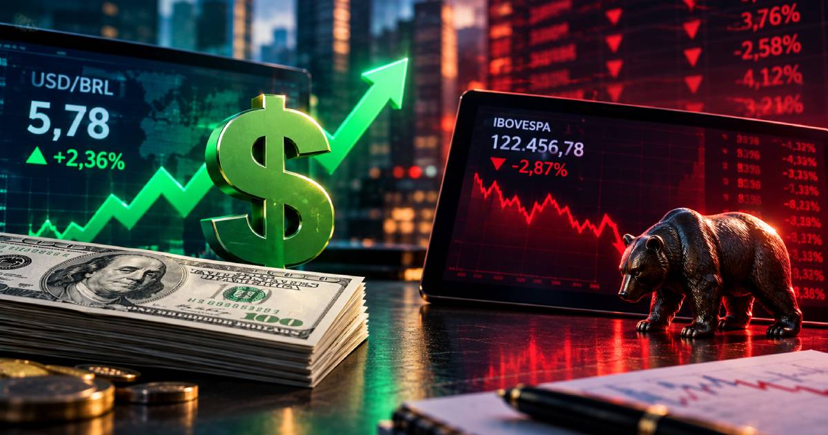 Alta do Dólar e Queda na Bolsa de Valores