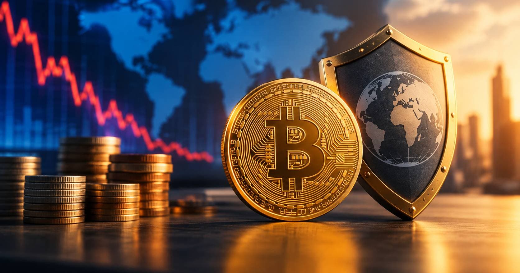 Bitcoin como proteção contra a inflação global: Mito ou realidade?