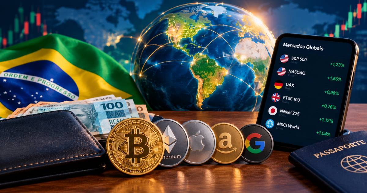 Tirar o Brasil do seu dinheiro: Por que e como se expor a ativos globais